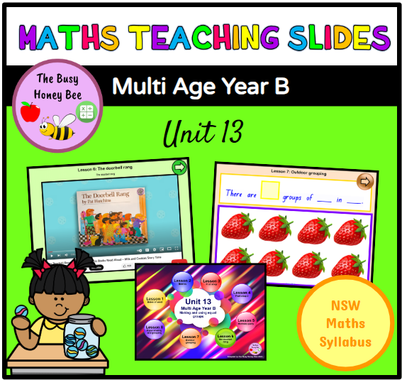 Multi Age K-2 Year B Term 3 Maths Teaching Slides Mega Bundle