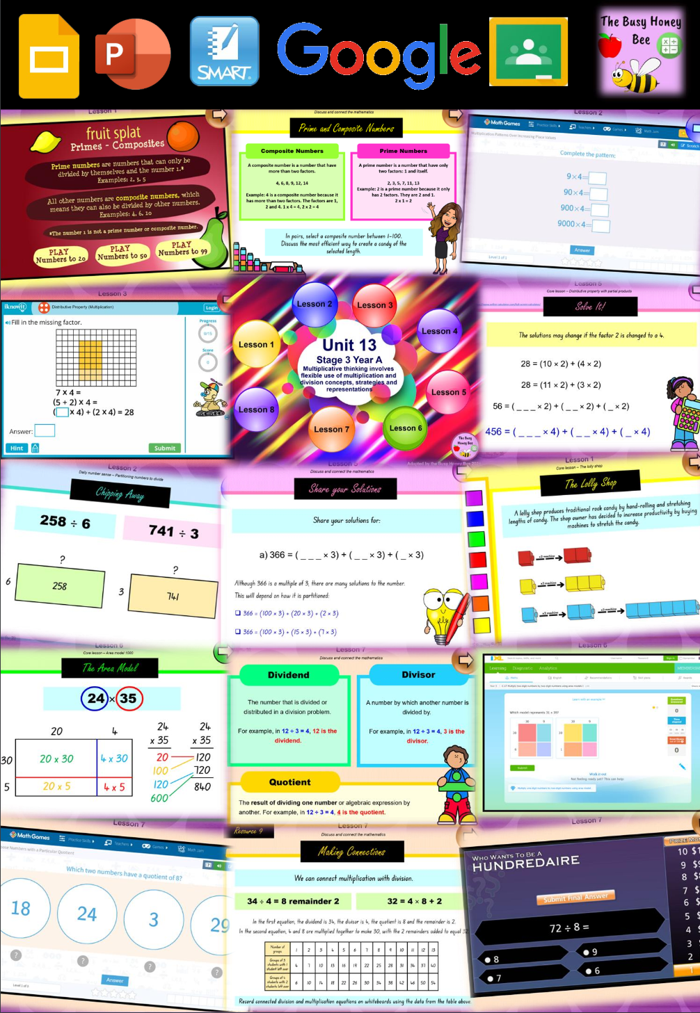 Stage 3 Year A Unit 13 Maths Teaching Slides