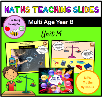 Multi Age K-2 Year B Term 3 Maths Teaching Slides Mega Bundle