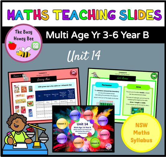 Multi Age 3-6 Year B Unit 14 Maths Teaching Slides