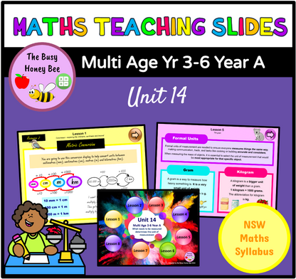 Multi Age 3-6 Year A Unit 14 Maths Teaching Slides