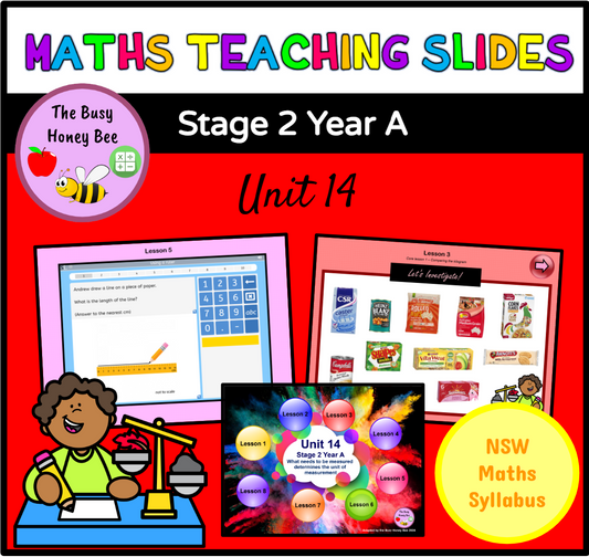 Stage 2 Year A Unit 14 Maths Teaching Slides