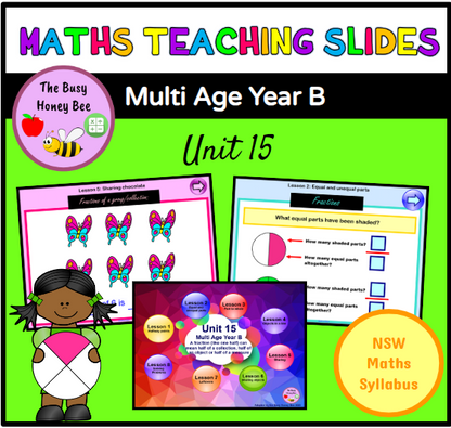 Multi Age K-2 Year B Term 3 Maths Teaching Slides Mega Bundle