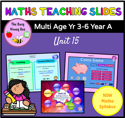 Multi Age 3-6 Year A Unit 15 Maths Teaching Slides