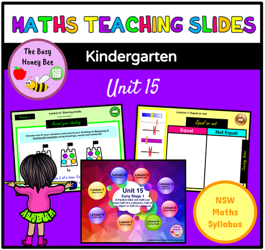 Early Stage 1 Unit 15 Maths Teaching Slides