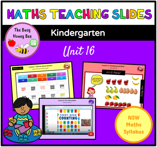 Early Stage 1 Unit 16 Maths Teaching Slides