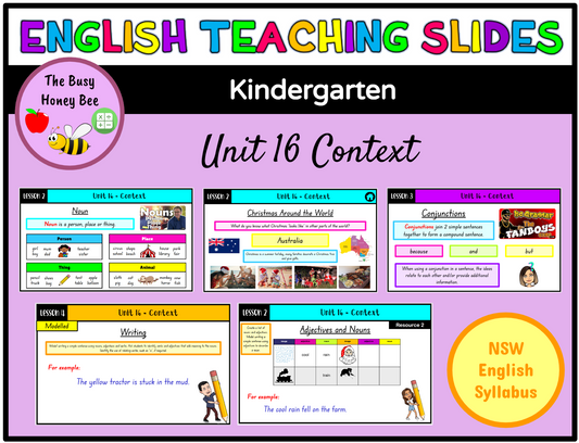 Early Stage 1 Unit 16 Context English Teaching Slides