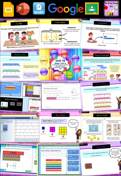 Stage 2 Year A Unit 16 Maths Teaching Slides