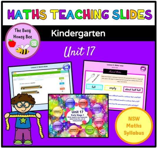 Early Stage 1 Unit 17 Maths Teaching Slides