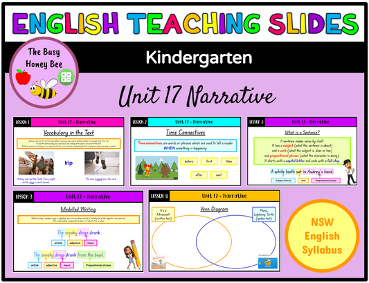 Early Stage 1 Unit 17 Narrative English Teaching Slides