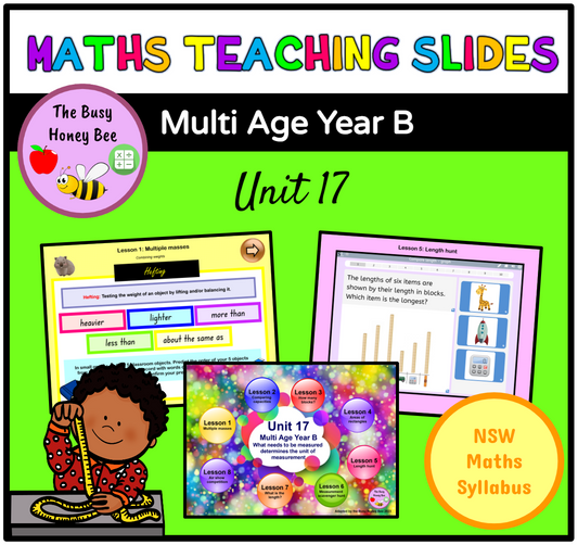 Multi Age Year B Unit 17 Maths Teaching Slides