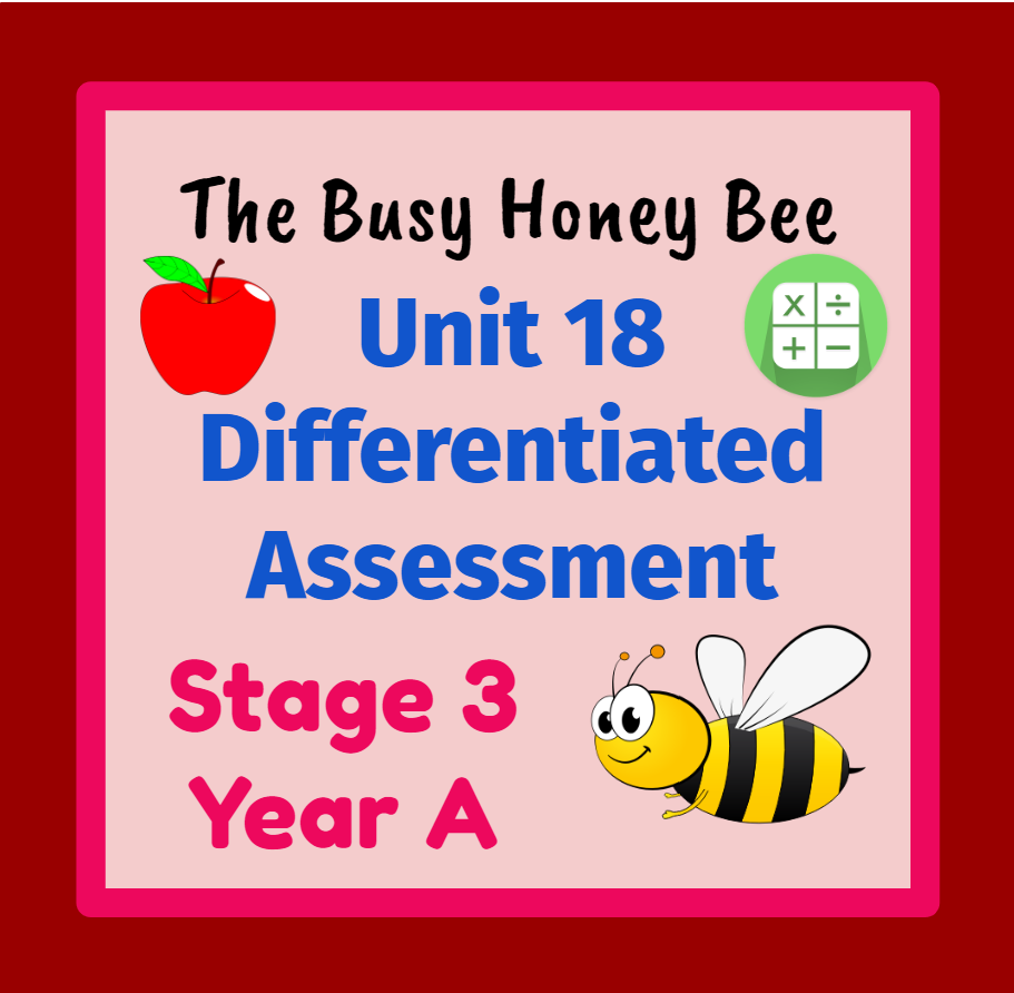 Stage 3 Year A Differentiated Maths Assessment Unit 18