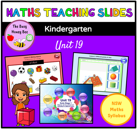 Early Stage 1 Unit 19 Maths Teaching Slides