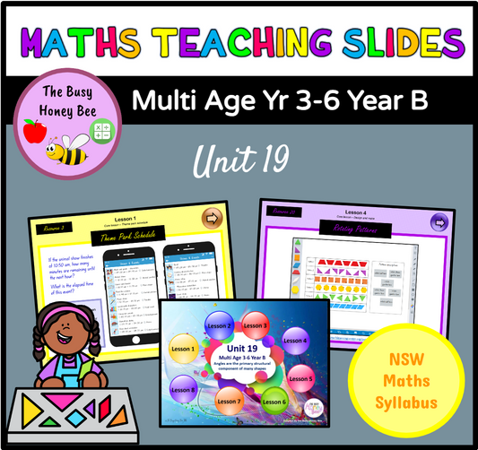 Multi Age 3-6 Year B Unit 19 Maths Teaching Slides