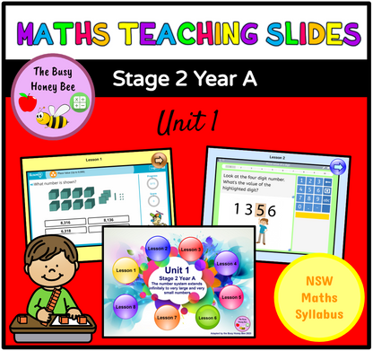 Stage 2 Year A Term 1 Maths Mega Bundle