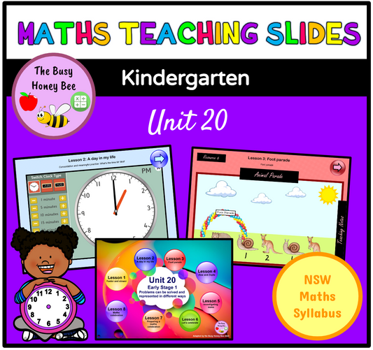 Early Stage 1 Unit 20 Maths Teaching Slides