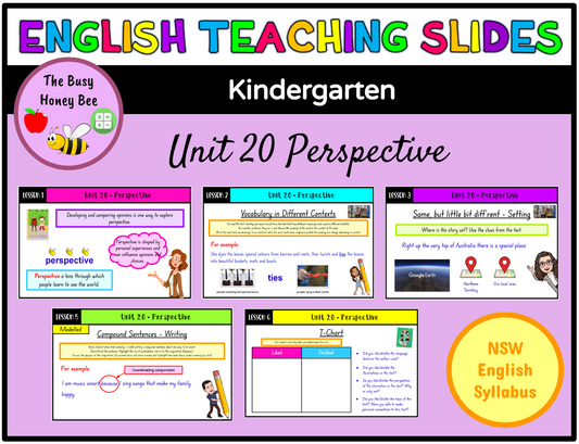 Early Stage 1 Unit 20 Perspective English Teaching Slides