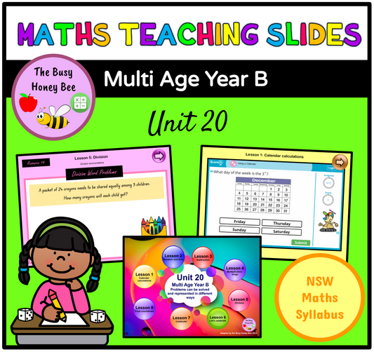 Multi Age Year B Unit 20 Maths Teaching Slides