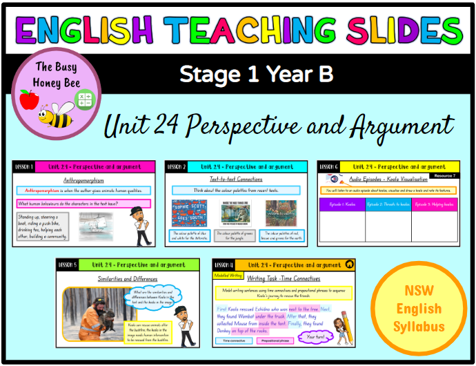 Stage 1 Year B Unit 24 Perspective and argument English Teaching Slides