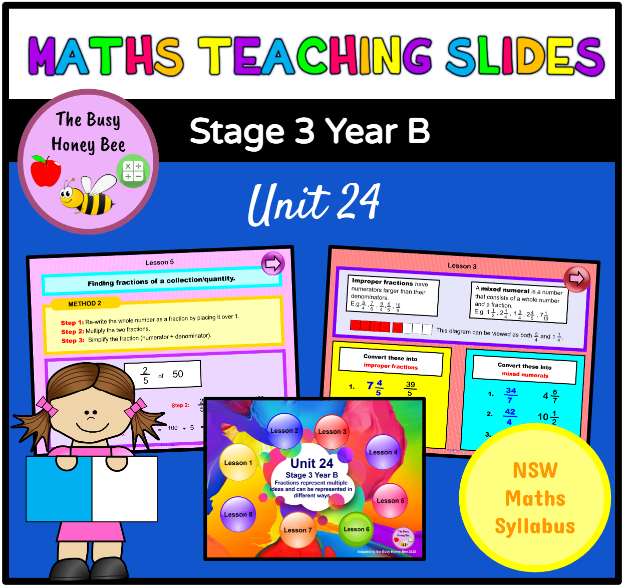 Stage 3 Year B Term 1 Maths Mega Bundle