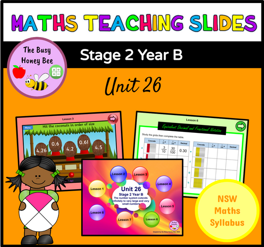 Stage 2 Year B Unit 26 Maths Teaching Slides