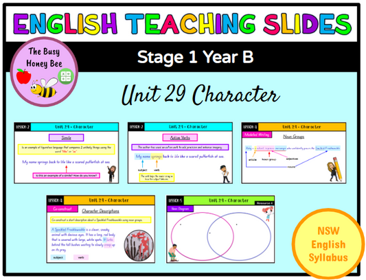 Stage 1 Year B Unit 29 Character English Teaching Slides