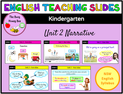 Early Stage 1 Term 1 English Teaching Slides Mega Bundle