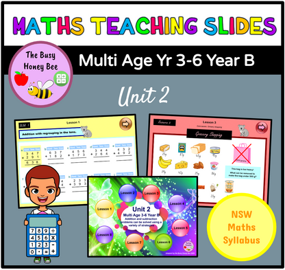 Multi Age 3-6 Year B Unit 2 Maths Teaching Slides