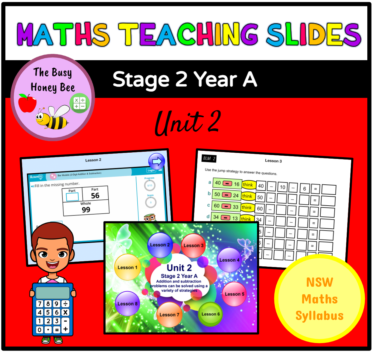 Stage 2 Year A Unit 2 Maths Teaching Slides – The Busy Honey Bee