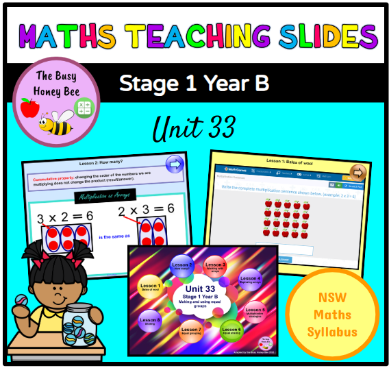 Stage 1 Year B Unit 33 Maths Teaching Slides – The Busy Honey Bee