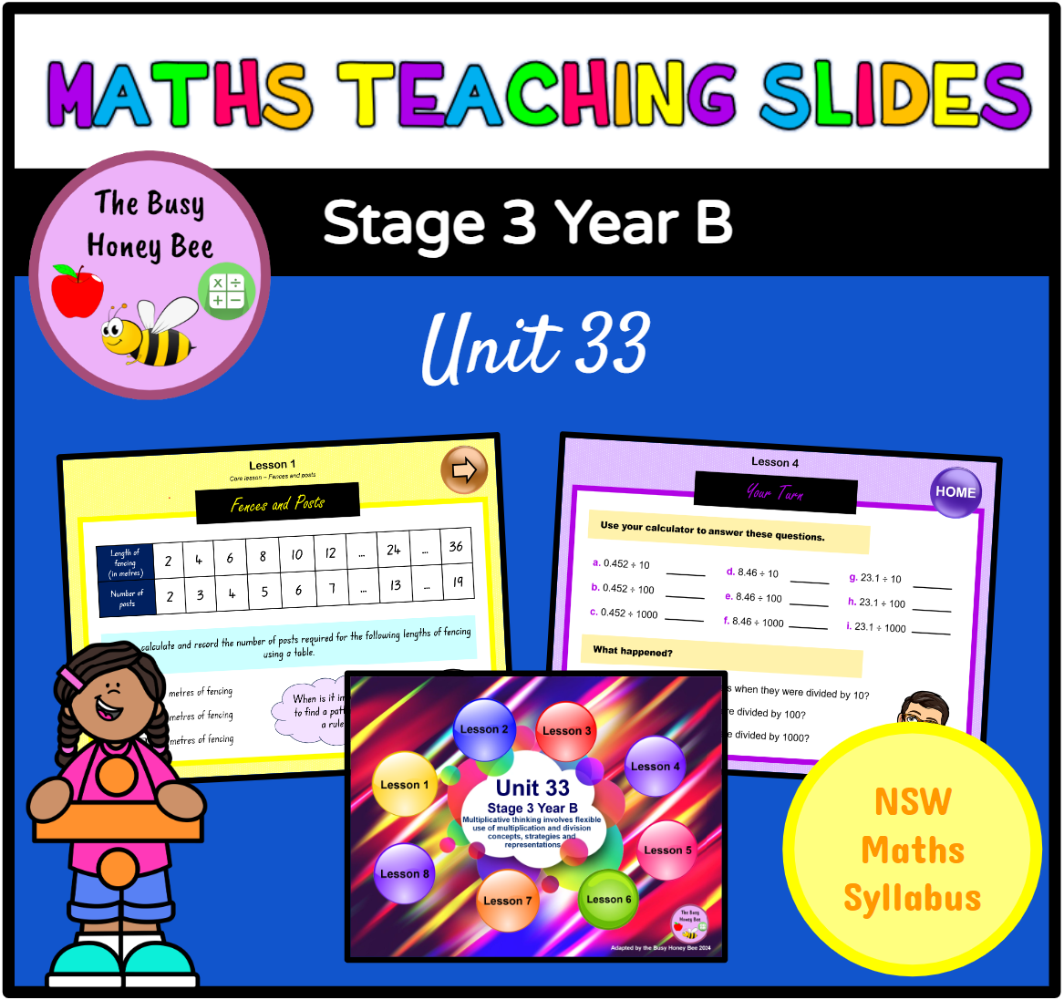 Stage 3 Year B Unit 33 Maths Teaching Slides