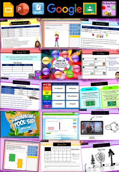 Stage 3 Year B Unit 34 Maths Teaching Slides