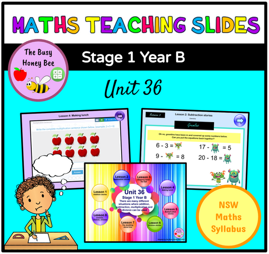 Stage 1 Year B Unit 36 Maths Teaching Slides