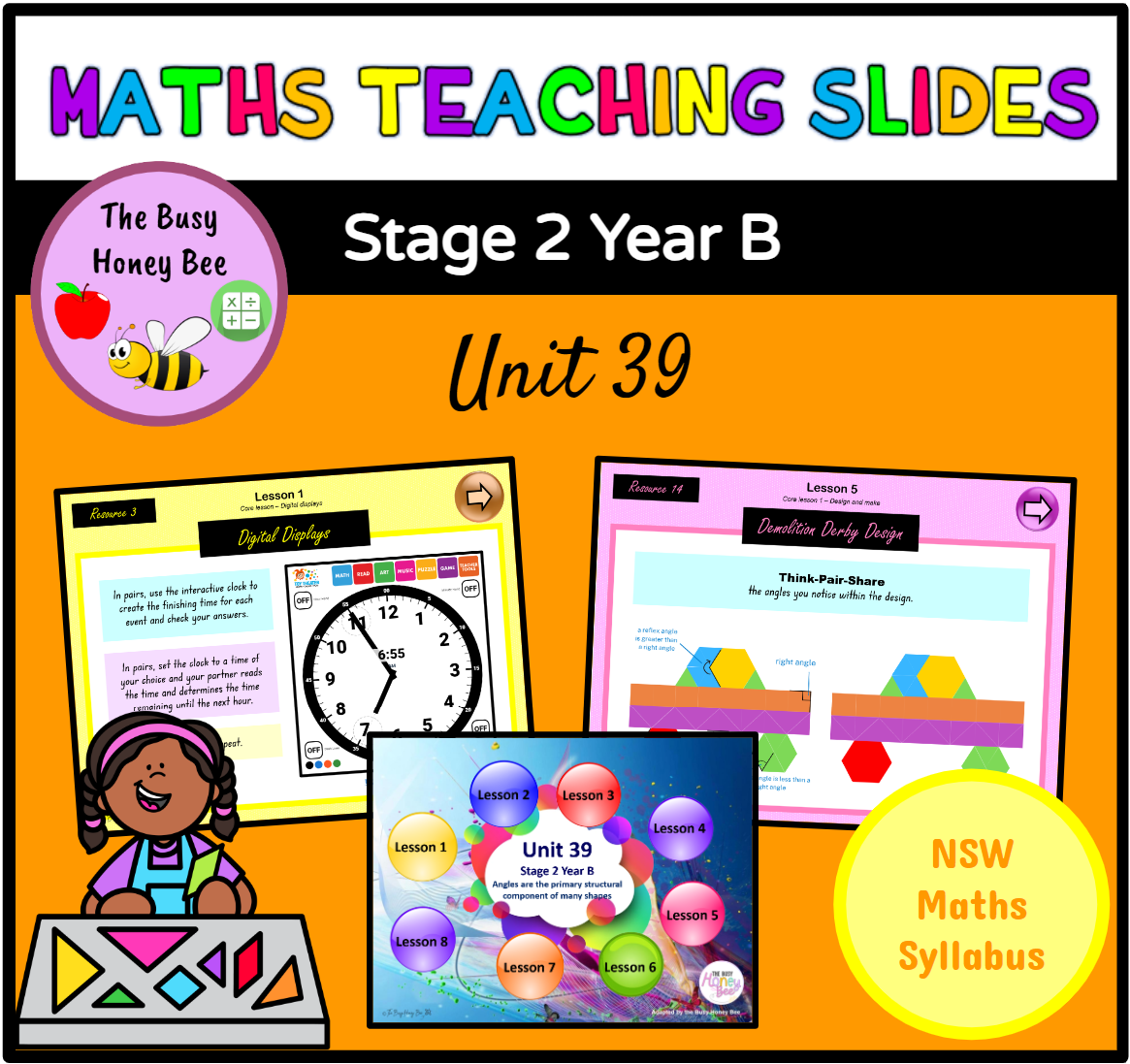 PRE-ORDER Stage 2 Year B Term 4 Maths Teaching Slides Mega Bundle