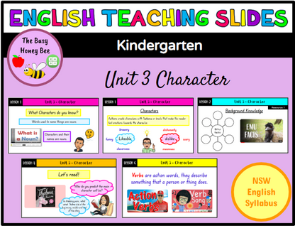 Early Stage 1 Term 1 English Teaching Slides Mega Bundle