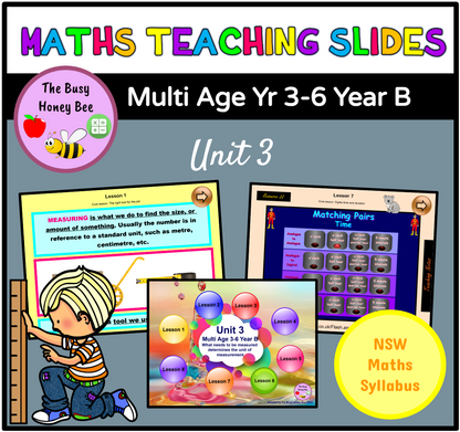 Multi Age 3-6 Year B Unit 3 Maths Teaching Slides