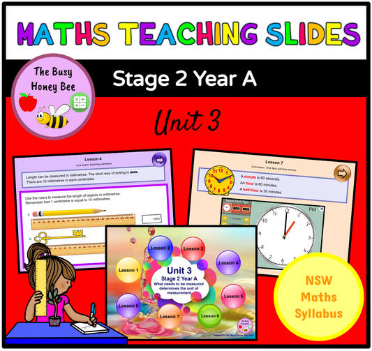 Stage 2 Year A Unit 3 Maths Teaching Slides