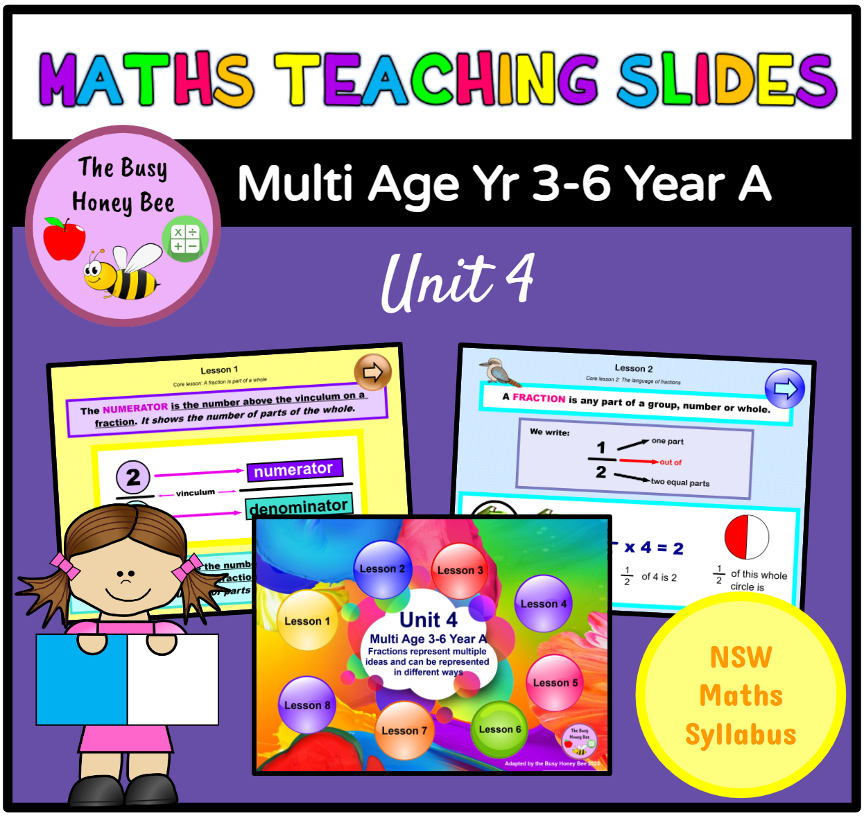 Multi Age 3-6 Year A Term 1 Maths Teaching Slides Mega Bundle