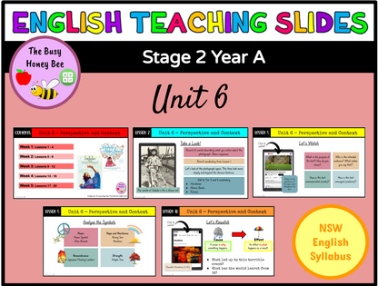 Stage 2 Year A Unit 6 Perspective and Context English Teaching Slides