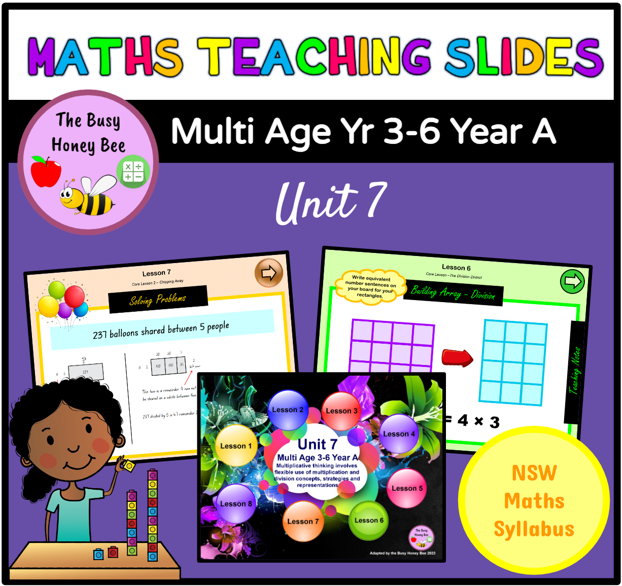 Multi Age 3-6 Year A Term 2 Maths Teaching Slides Mega Bundle