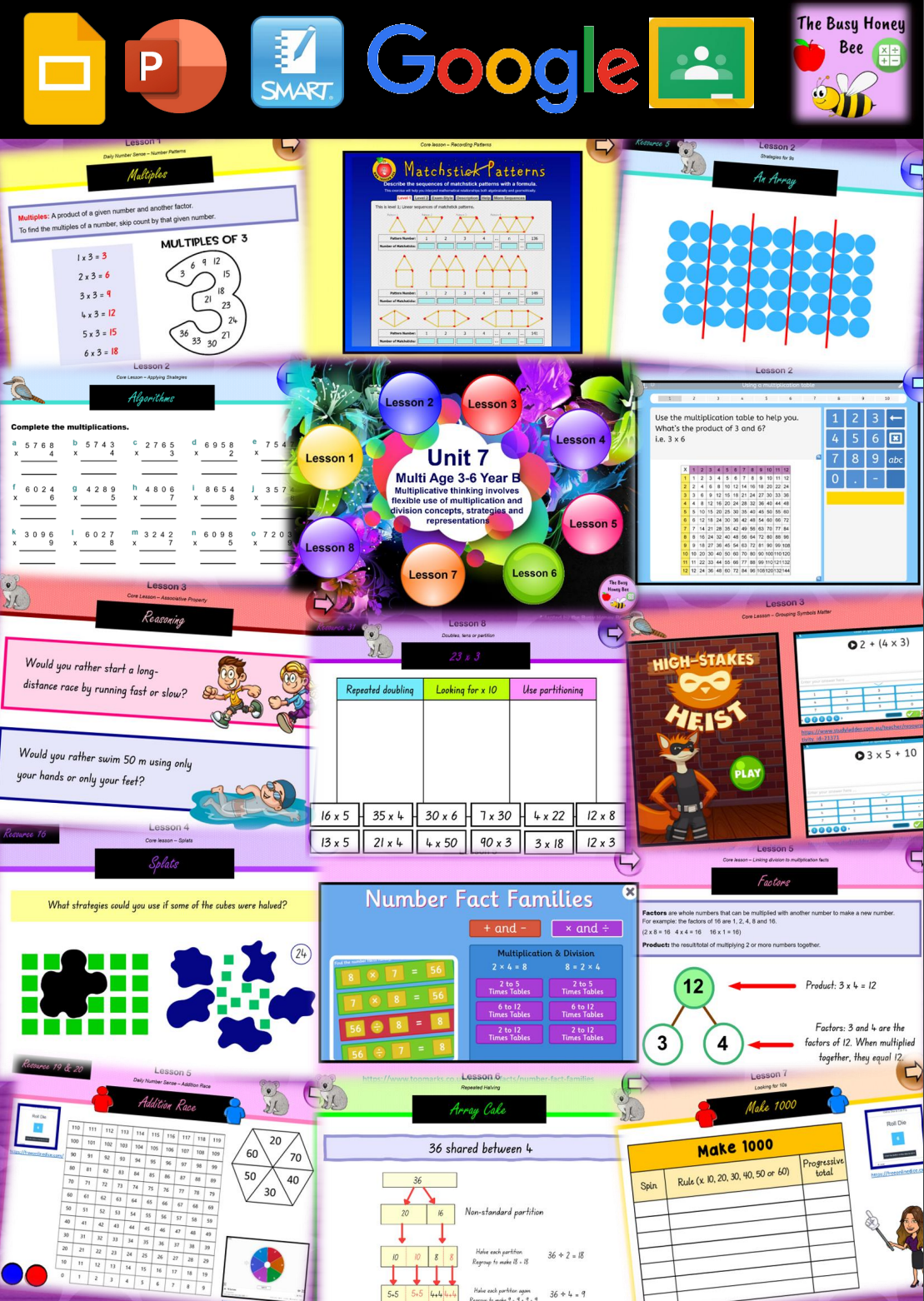 Multi Age 3-6 Year B Unit 7 Maths Teaching Slides