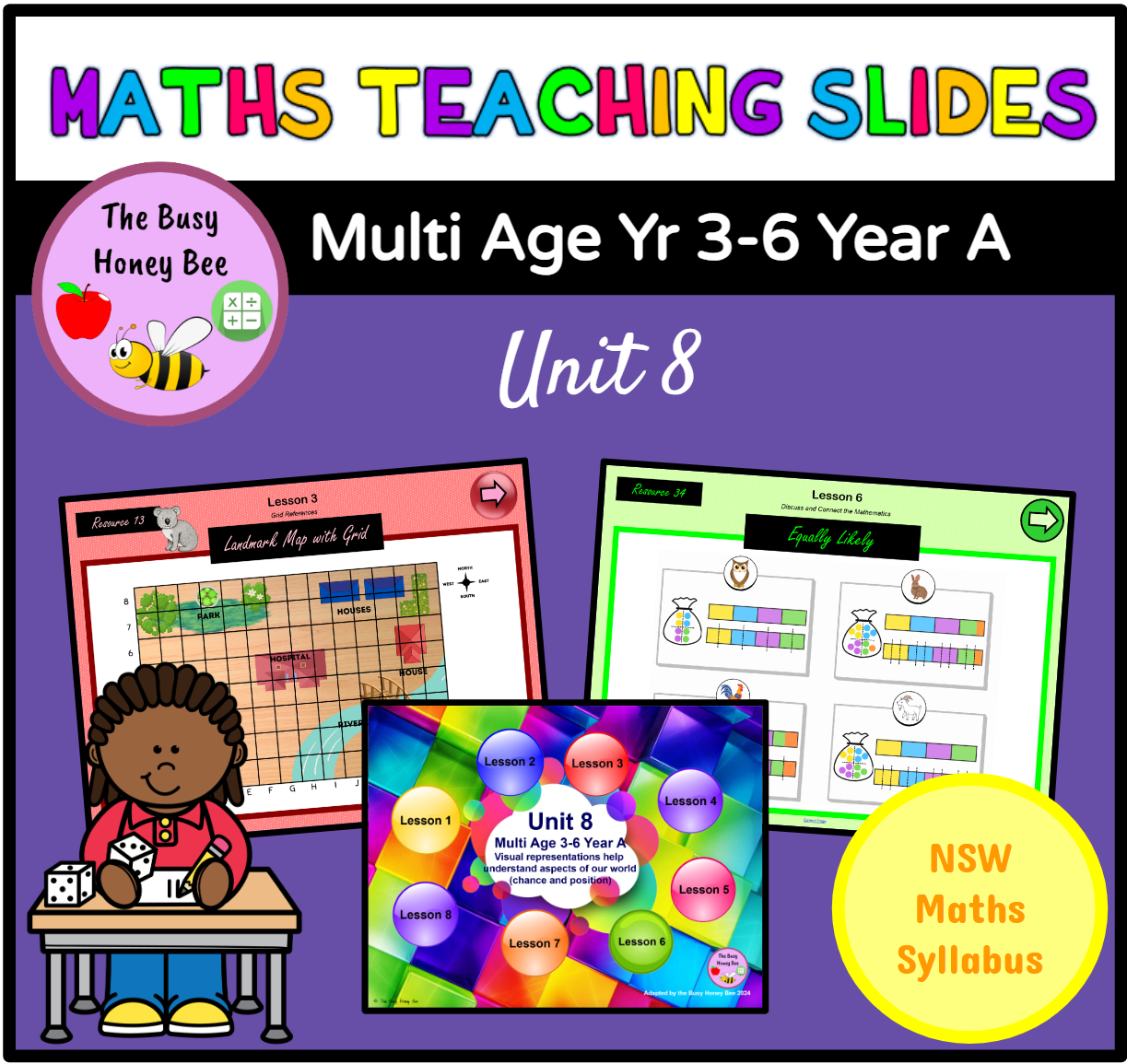 Multi Age 3-6 Year A Term 2 Maths Teaching Slides Mega Bundle