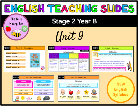 Stage 2 Year B Unit 9 Narrative English Teaching Slides