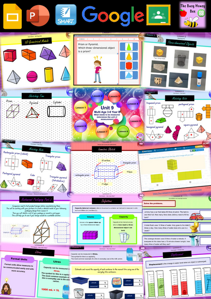 Multi Age 3-6 Year B Unit 9 Maths Teaching Slides