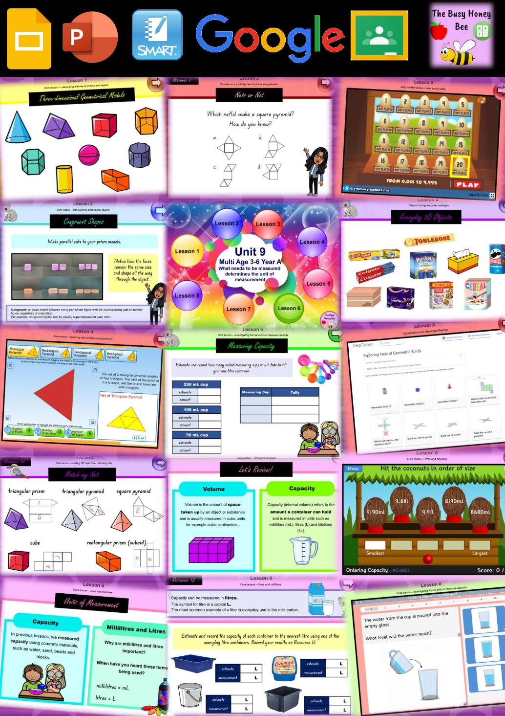 Multi Age 3-6 Year A Unit 9 Maths Teaching Slides