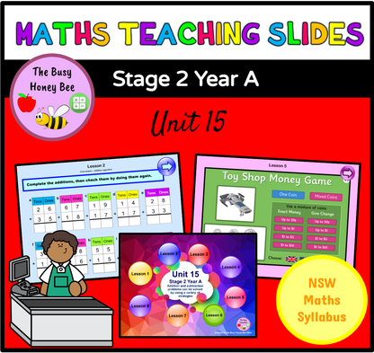 Stage 2 Year A Term 3 Maths Teaching Slides Mega Bundle