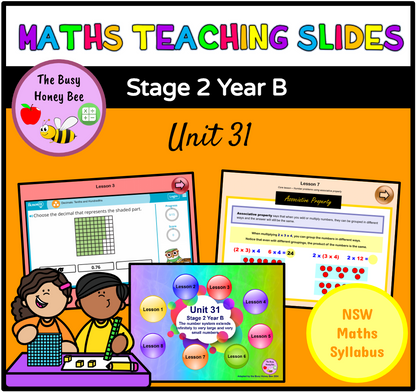 Stage 2 Year B Term 3 Maths Teaching Slides Mega Bundle