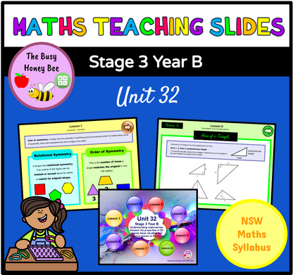 Stage 3 Year B Term 3 Maths Teaching Slides Mega Bundle