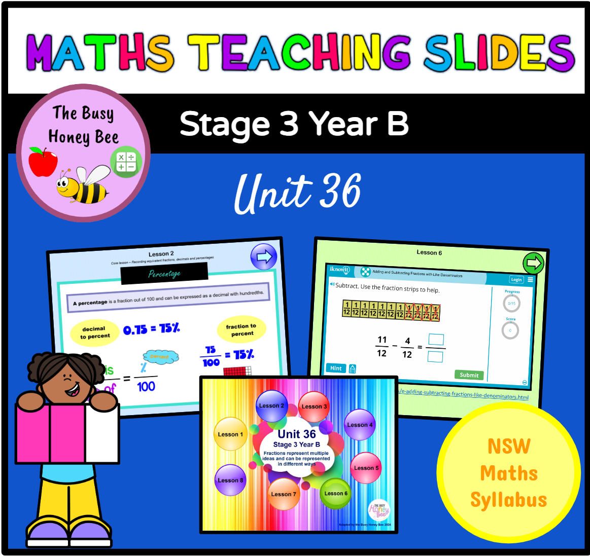 PRE-ORDER Stage 3 Year B Term 4 Maths Teaching Slides Mega Bundle