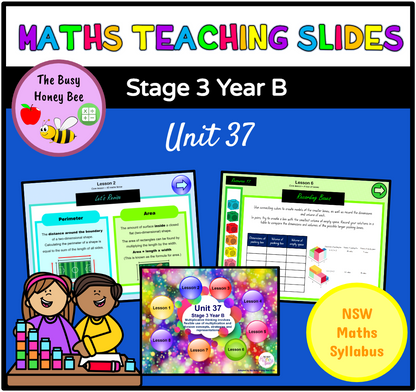 PRE-ORDER Stage 3 Year B Term 4 Maths Teaching Slides Mega Bundle